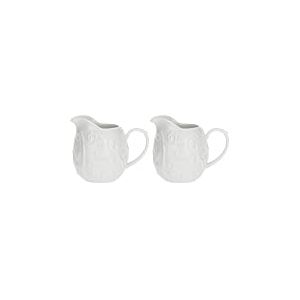 LA PORCELAINE BLANCHE - Pot &agrave; lait Florentina (Lot de 2)