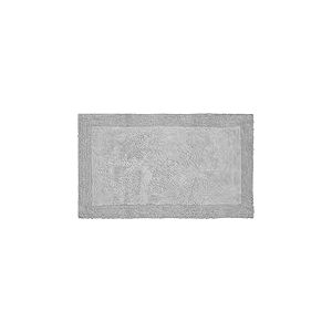 Grund Luxor Tapis de Bain, Coton Organique, Gris Caillou, 60x100 cm