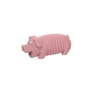 Flamingo Jouet pour Chien Eyo Cochon Latex Rose S - 7x17,5x6,8cm - avec Bruit de grognement