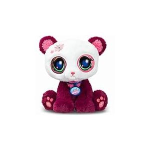 Littlest Pet Shop - Peluche Panda 25 cm - Littlest Pet Shop LPS Panda Deluxe - Peluches Animaux Mignons Grands Yeux Qui Brillent - Jouet Enfant 3 Ans et + - BF00669