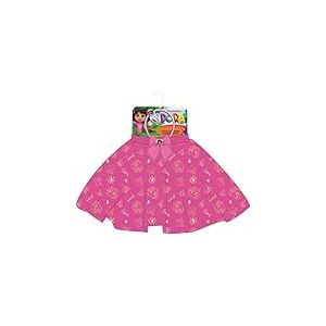 Set de beaut&eacute; accessoires fantaisie Dora l'exploratrice | Jupe rose avec n&oelig;ud et bandeau d&eacute;coratif | Costume pour enfant avec imprim&eacute; Dora