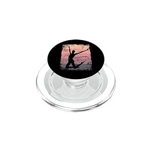 Gymnaste avec cerceau pour filles et enfants gymnastique rythmique rétro PopSockets PopGrip pour MagSafe