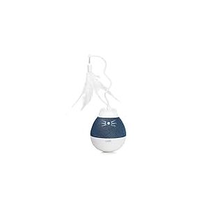 Catit PIXI Spinner Jouet Electronique pour Chat Blanc et Bleu