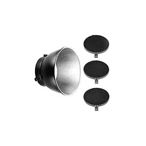 Neewer Diffuseur de r&eacute;flecteur standard Neewer pour monture Bowens - 18 cm - Avec grille nid d'abeille - Pour &eacute;clairage de studio flash stroboscopique - 10/30/50&deg;