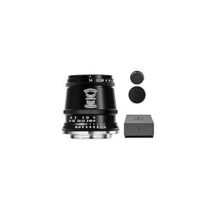 TTArtisan Objectif d'appareil Photo 17 mm F1.4 APS-C Mise au Point Manuelle MF Compatible avec Les appareils Photo Fuji X Mount X-A1, X-A10, X-A2, X-A3, X-A5, X-A7, X-M1, X-M2, X-H1, X-T1