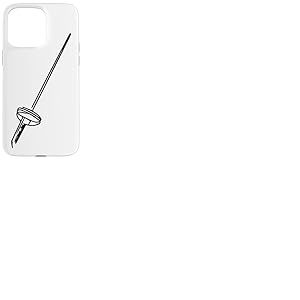 Escrime Esquisse d'escrime Équipe d'escrime Coque pour iPhone 15 Pro Max