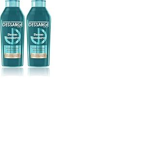 DESSANGE - Shampoing Hydra-Apaisant Dermo Ressource - Sans Sulfates - Formule Enrichie En Algues & Niacinamide Pure - Apaise & Hydrate - Cuir Chevelu Sensible & Cheveux D&eacute;shydrat&eacute;s - 280ml (Lot de 2)