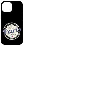Paris France Tour Eiffel Vintage Souvenir Coque pour iPhone 15