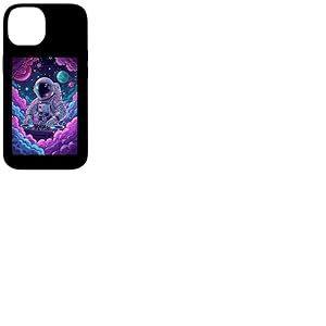 Galactic Groove DJ's Space Adventure Astronaute Moon Music Coque pour iPhone 14