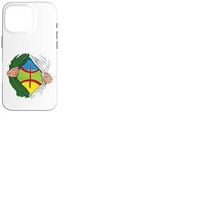 Berbère Algérie Drapeau Amazigh Algérien Cadeau Kabyle Coque pour iPhone 16 Pro