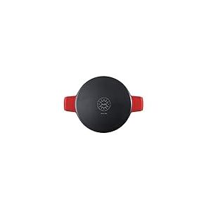 IBILI - Sauteuse Excellent titanio en fonte d’aluminium, couvercle en verre et poignées en silicone, 36 cm, Antiadhésif, Compatible avec l’induction