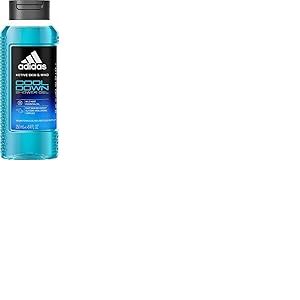 Adidas - Active Skin & Mind - Gel Douche Cool Down Homme - Formule Clean & Vegan, rafra&icirc;chissant - 250 ML