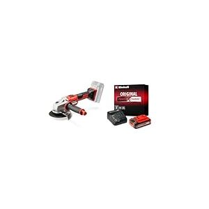 Einhell Professional Meuleuse d'angle Ø125mm sans fil AXXIO Solo - Power X-Change (18V, moteur sans charbon, démarrage progressif) avec Chargeur et Batterie 4,0Ah PLUS