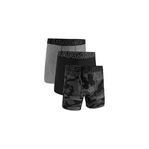 Under Armour Men's Performance Tech 6" 3 Pack Print/Solid Boxer Briefs