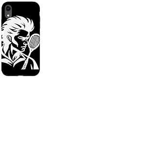 Badminton Joueur Raquette Sports Navette Coque pour iPhone XR