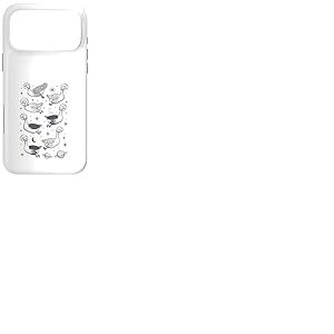 Oies dans l'espace r&eacute;tro dr&ocirc;le r&eacute;tro dr&ocirc;le Coque pour iPhone 17 Pro Max