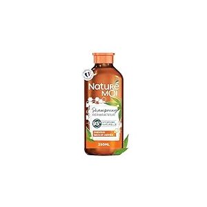 Natur&eacute; Moi - Shampooing R&eacute;parateur - Cheveux Secs et Ab&icirc;m&eacute;s - Shampooing Sans Sulfate - Aux C&eacute;ramides V&eacute;g&eacute;tales et &agrave; l'huile de Chanvre Bio - 95% d'Origine Naturelle - 250 ml - Fabriqu&eacute; en France