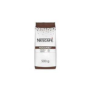 NESCAFÉ Mokambo Tradicion - Café Soluble - Café Instantané à Dominante Robusta - Certifié Rainforest Alliance - Café en Poudre - Approvisionnement 100% plus Responsable - Sachet de 500g