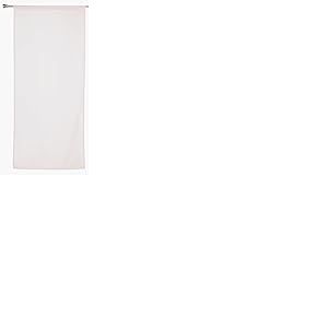 LINDER Voilage Vitrage - Passe Tringle - Écru - 90x200cm - 100% Polyester - Certifié Oeko -TEX - Tissé et Teint en France - Collection Etamine Givrée
