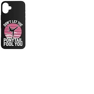Citation Arts Martiaux Femme avec Attitude Coque pour iPhone 16 Plus