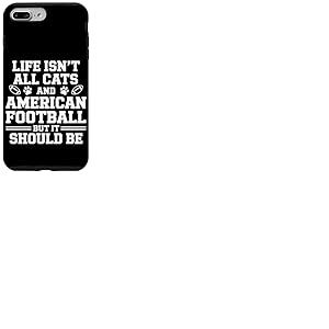 Chats et Football am&eacute;ricain dr&ocirc;le Football am&eacute;ricain Coque pour iPhone 7 Plus/8 Plus