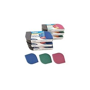 MAYA Lot de 6 &eacute;ponges &agrave; r&eacute;curer Evo pour WC + 6 &eacute;ponges Evo pour Vaisselle. Nettoie sans rayer Toutes Les Surfaces sans Laisser de Fibres. Lavable en Machine. Dimensions : 12 x 8,5 x 2,5 cm