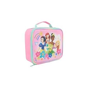 Disney Sac à déjeuner princesse pour filles avec Blanche-Neige, Ariel, Tiana et Raiponce – Isolé, durable, facile à nettoyer, parfait pour l'école et les voyages
