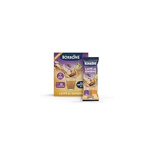 Caffè Borbone Café au Ginseng Stick - 80 Sticks (8 paquets de 10) - Idéal pour les systèmes à dosettes