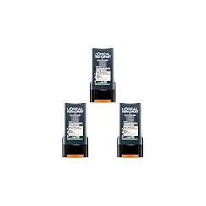 L'Or&eacute;al Paris Men Expert Magnesium Defense Gel Douche Hypoallerg&eacute;nique 0% (Lot de 3)
