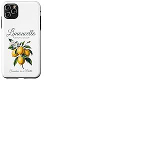 Limoncello Liqueur de citron Sunshine dans une bouteille Fun Fruit Moms Coque pour iPhone 11 Pro Max