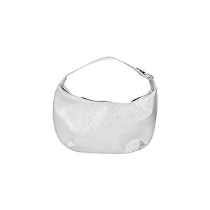Depesche 12566 TOPModel City Girls - Petit Sac &agrave; Main argent&eacute;, Pochette Imitation Cuir avec poign&eacute;e Courte