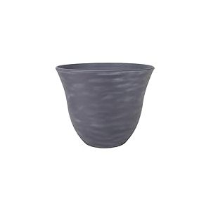Classic Home and Garden Pot de Fleurs en résine chèvrefeuille, Gris Zinc, 33 cm