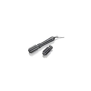 Severin Brosse soufflante rotative avec câble pivotant à 360°, Brosse électrique au revêtement céramique et kératine pour des cheveux sains et brillants, 1 000 W, Noir, WL 0241