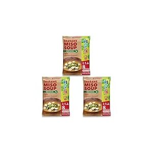 MARUKOME - Soupe Miso Instantanée Tofu Végétarien - 1 X 152 GR (Lot de 3)