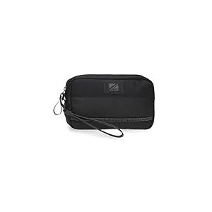 Pepe Jeans Stratford Sac à Main Noir 24,5 x 15 x 6 cm Polyester by Joumma Bags, Noir, Talla única, Sac à Main