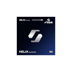 STIGA Helix Platinum XH Rouge 2,2 : rev&ecirc;tement de Tennis de Table extr&ecirc;mement Rapide de Haute qualit&eacute; pour Joueurs offensifs de Niveau avanc&eacute;, Mousse tr&egrave;s Dure de 52,5&deg;.