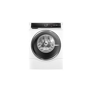 BOSCH WNC244070 Série 8 Lave-linge séchant à chargement frontal avec capacité de 9/6 kg, 1400 tr/min, Home Connect, EcoSilence Drive, Iron Assist, SpeedPerfect, AutoDry, blanc, 60 cm