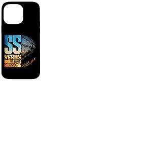 55e Anniversaire Homme basketteur Basket 55 Ans Coque pour iPhone 14 Pro Max