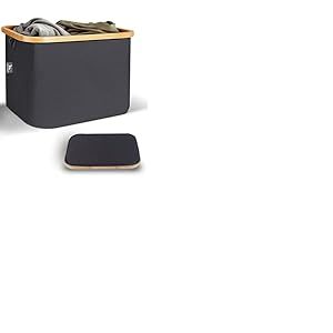 Panier a Linge Boite Rangement en Tissu Sans Couvercle 40L Utile Etag&egrave;re Paniers Kallax - Corbeille a Linge Enfant Paniers Dressing Panier Cadre Bambou Bo&icirc;te Casier Cube de Rangement Jouets Pliable