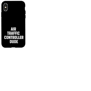 Contrôleur de Circulation aérienne Dude Avions d'aéroport en détresse Coque pour iPhone X/XS
