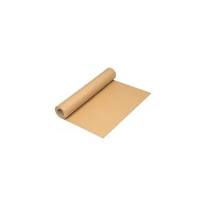 Vita Blake Rouleau de papier kraft écologique 750 mm x 20 m – Papier d'emballage FSC 100% recyclé – 90 g/m² – 20 mètres, marron