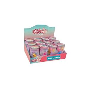 MELODY - Pack de 12 Mini Poupées City - Poupée Mannequin - 010984PA - Multicolore - Plastique - Figurine - Doll - Jouet Enfant - Anniversaire - Accessoires - À Partir de 3 Ans