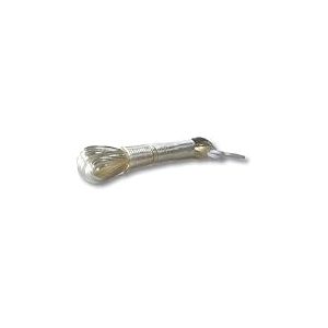PARENCE.- Corde à Linge 20m x 3mm - Fil d'Étendage Résistant Acier avec Revêtement Plastique, Antirouille, Haute Stabilité pour Intérieur et Extérieur, Séchage Vêtements Robuste - 20 Mètres