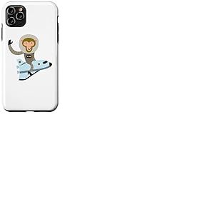 Imprim&eacute; Singe de l'espace de Dessin anim&eacute; Coque pour iPhone 11 Pro Max