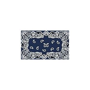 GIFT Company Bandana Bleu Paillasson en Coco/PVC Coloré 75 X 1,5 X 45 cm