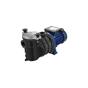 VEVOR Pompe Piscine Filtration 15000 L/h, 1 HP Pompe Circulation Eau avec Panier Filtre Amovible, Pompe à Filtre 750W, Hauteur de Levage Max. 14,5M pour Piscines Spas Sources Thermales