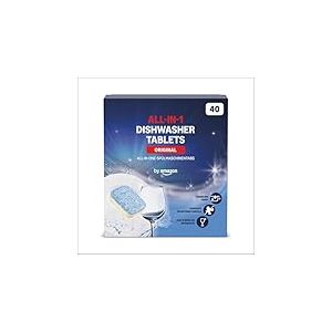 by Amazon - Tablettes Tout-en-Un pour Lave-Vaiselle, 40 tablettes
