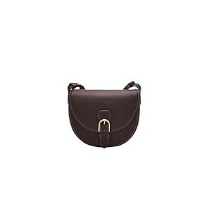 FOSSIL Everleigh, Sac à bandoulière Femmes, Marron châtaigne, 20.32cm L × 7.62cm W × 17.78cm H