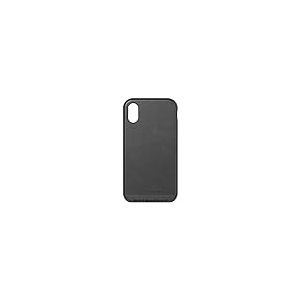 Tech21 Evo Luxe Faux Leather Coque Protectrice pour Apple iPhone XR - Cuir Noir