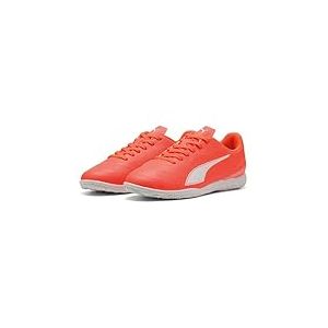 PUMA Vitoria II It Jr Chaussure de Football, Rouge Lumineuse Blanche, 33 EU